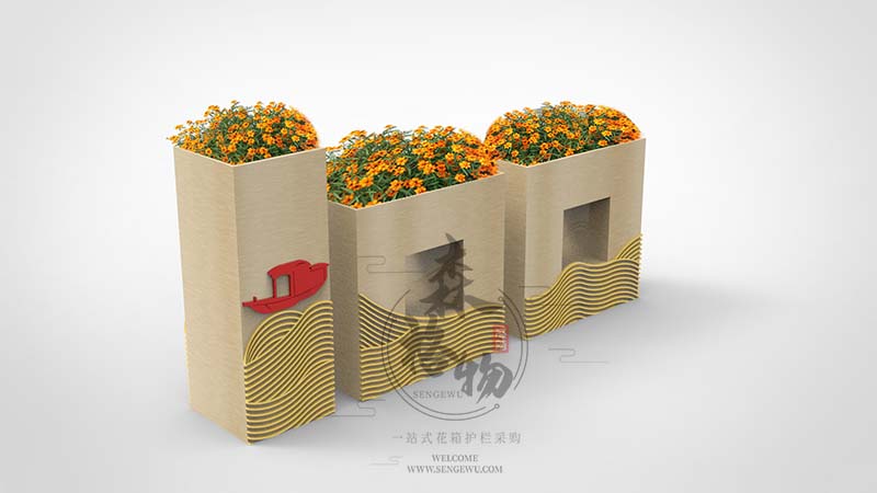 纪念款不锈钢花箱