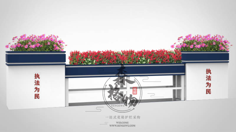 市政采购绿化隔离花箱护栏