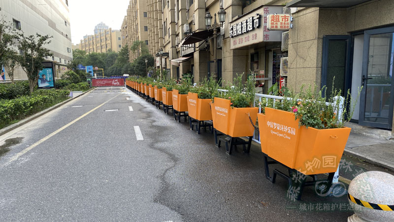 公园游乐园周边道路花箱案例